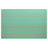 Muster der Aqua- und Schokoladenlinien Stoff (Fat Quarter (45,7 x 55,9 cm))