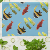 Muster der Aquakultur Handtuch (Gefaltet)