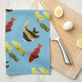 Muster der Aquakultur Handtuch (Viertel Falte)