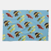 Muster der Aquakultur Handtuch (Horizontal)