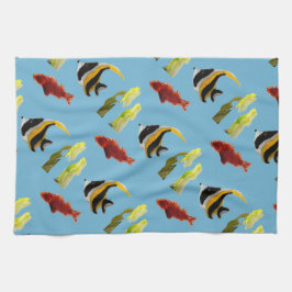 Muster der Aquakultur Handtuch