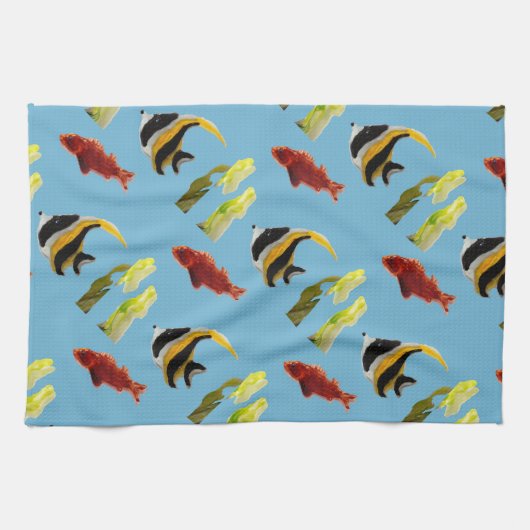 Muster der Aquakultur Handtuch (Horizontal)