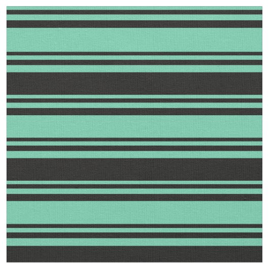 Muster der Aquamarine und der schwarzen farbigen L Stoff (Nahaufnahme)