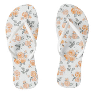 Muster der Aquarellfarben zeichnen Badesandalen