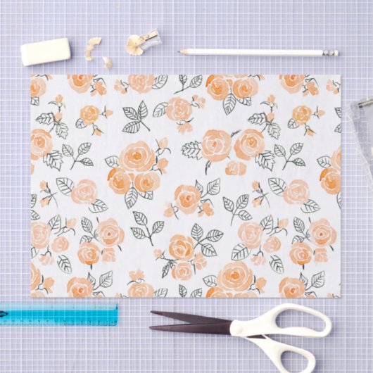 Muster der Aquarellfarben zeichnen Seidenpapier (Handwerk)