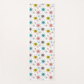 Muster der atomaren Retro-Sternexplosion Yogamatte (Vorderseite)