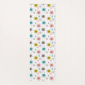 Muster der atomaren Retro-Sternexplosion Yogamatte (Rückseite)