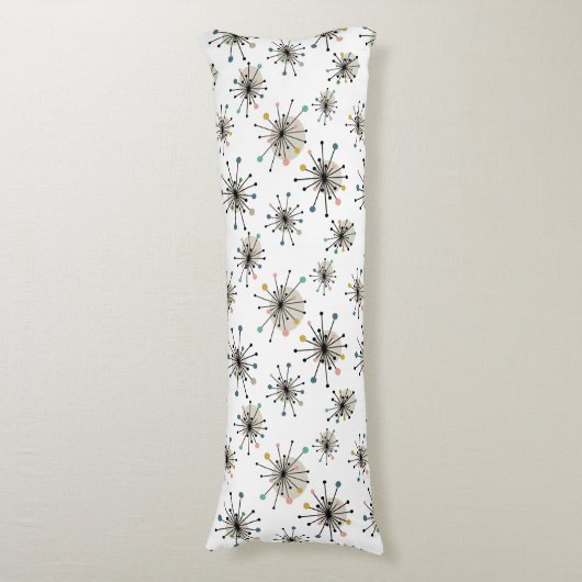 Muster der atomaren Sternexplosion Mitte des Jahrh Seitenschläferkissen (Vorderseite Vertikal)