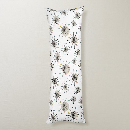 Muster der atomaren Sternexplosion Mitte des Jahrh Seitenschläferkissen (Rückseite (Vertikal))