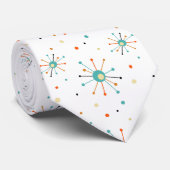 Muster der atomaren Sternexplosion Retro Mitte Jah Krawatte (Gerollt)