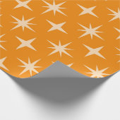 Muster der atomaren Sternexplosionen des Mittelalt Geschenkpapier (Ecke)