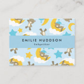 Muster der Bären, Babysitter, Tagesbetreuung, Kind Visitenkarte (Vorderseite)