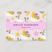 Muster der Bären, Babysitter, Tagesbetreuung, Kind Visitenkarte (Vorderseite)