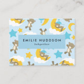Muster der Bären, Babysitter, Tagesbetreuung, Kind Visitenkarte (Vorderseite)
