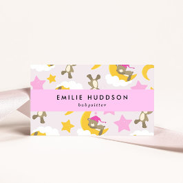 Muster der Bären, Babysitter, Tagesbetreuung, Kind Visitenkarte