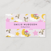 Muster der Bären, Babysitter, Tagesbetreuung, Kind Visitenkarte (Vorderseite)