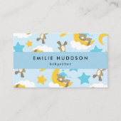 Muster der Bären, Babysitter, Tagesbetreuung, Kind Visitenkarte (Vorderseite)