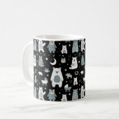 Muster der Bärenfamilie Kaffeetasse (Vorderseite Links)
