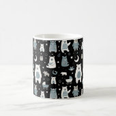 Muster der Bärenfamilie Kaffeetasse (Mittel)