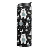 Muster der Bärenfamilie Thermosbecher (Nach links gedreht)