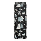 Muster der Bärenfamilie Thermosbecher (Rückseite)