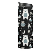 Muster der Bärenfamilie Thermosbecher (Nach rechts gedreht)