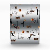 Muster der Basketballspieler, Fotoblock (Vorderseite)
