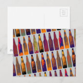 Muster der BEER-Flaschen Postkarte (Vorne/Hinten)