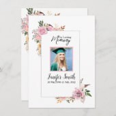 Muster der Beerdigungskarte (Vorne/Hinten)