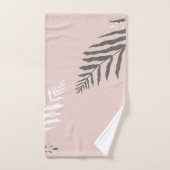 Muster der Blätter Badhandtuch Set (Handtuch)