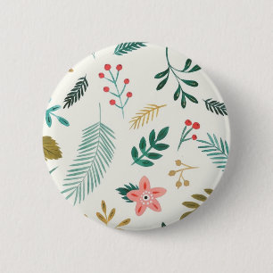 Muster der Blätter Button