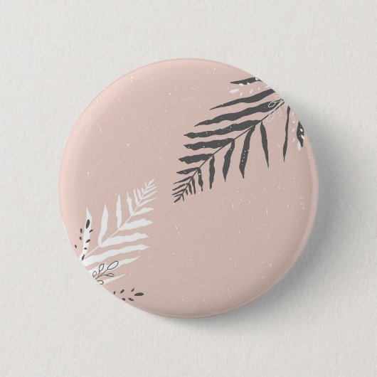 Muster der Blätter Button (Vorderseite)