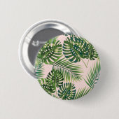 Muster der Blätter Button (Vorne & Hinten)