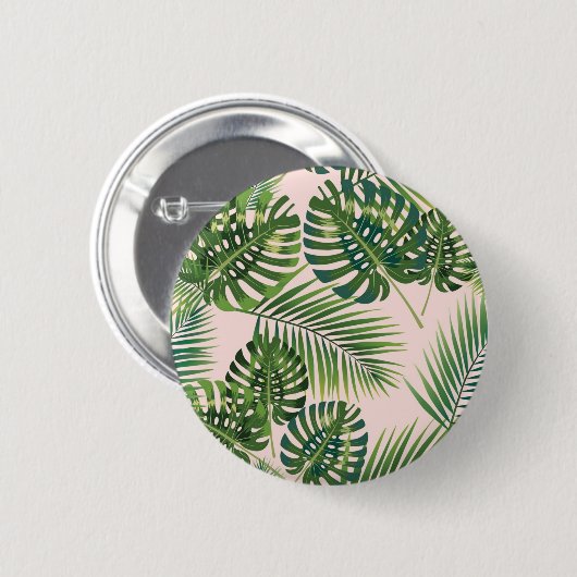 Muster der Blätter Button (Vorne & Hinten)