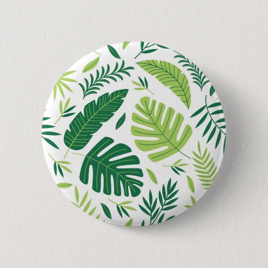 Muster der Blätter Button (Vorderseite)