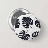 Muster der Blätter Button (Vorne & Hinten)