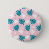 Muster der Blätter Button (Vorderseite)