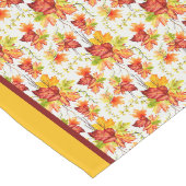 Muster der Blätter für die Herbstmappe Großer Tischläufer (Ecke)