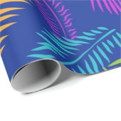 Muster der Blätter Geschenkpapier (Rolleneckpunkt)