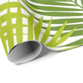 Muster der Blätter Geschenkpapier (Rolleneckpunkt)