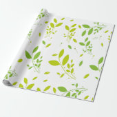 Muster der Blätter Geschenkpapier (Ungerollt)