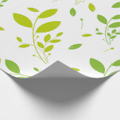 Muster der Blätter Geschenkpapier (Ecke)