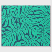 Muster der Blätter Geschenkpapier (Flach)