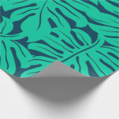 Muster der Blätter Geschenkpapier (Ecke)