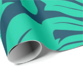 Muster der Blätter Geschenkpapier (Rolleneckpunkt)