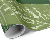 Muster der Blätter Geschenkpapier (Rolleneckpunkt)