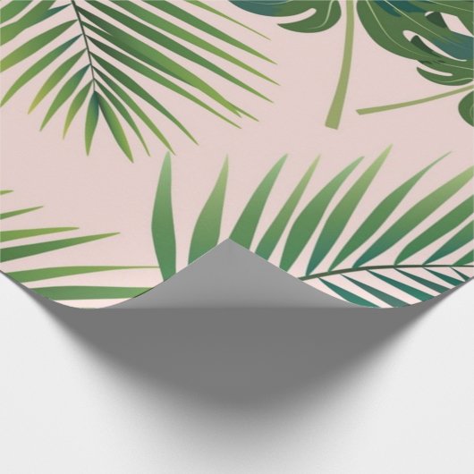 Muster der Blätter Geschenkpapier (Ecke)