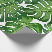 Muster der Blätter Geschenkpapier (Ecke)