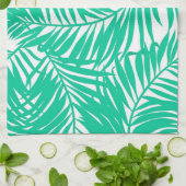 Muster der Blätter Geschirrtuch (Gefaltet)