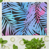 Muster der Blätter Geschirrtuch (Gefaltet)